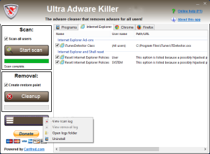 Ultra Adware Killer crackeado